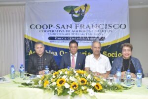 Coop San Francisco celebra asamblea ordinaria, Dilcio Gabin destaca su sólido crecimiento